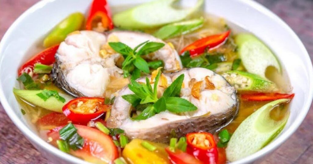 làm canh cá rô phi nấu dứa
