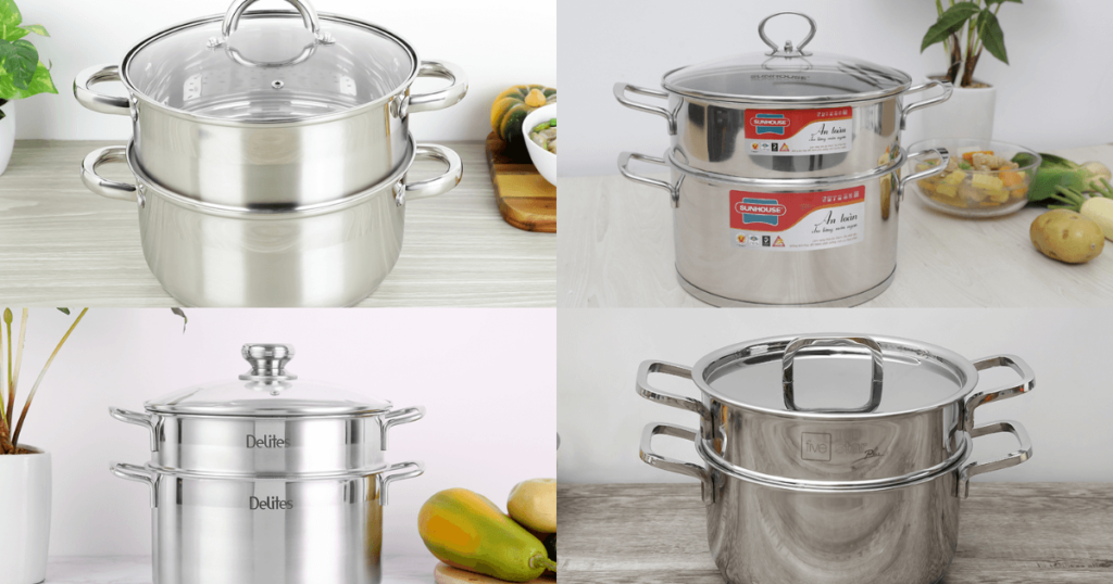 cách hấp bánh bao bằng bếp từ