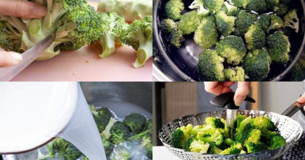 cách luộc rau bằng bếp từ