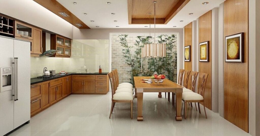 phòng bếp mẫu nhà bếp nông thôn
