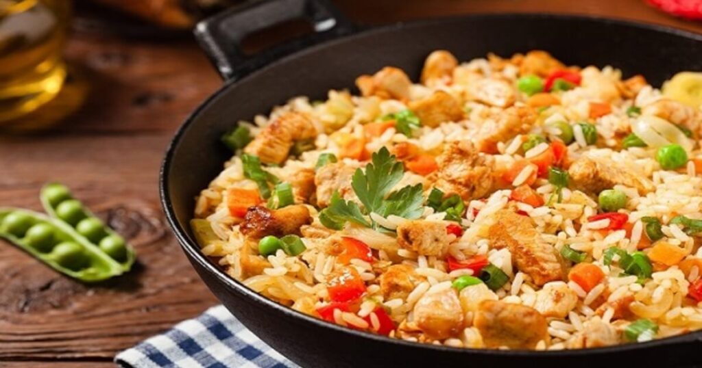 rang cơm bằng bếp từ