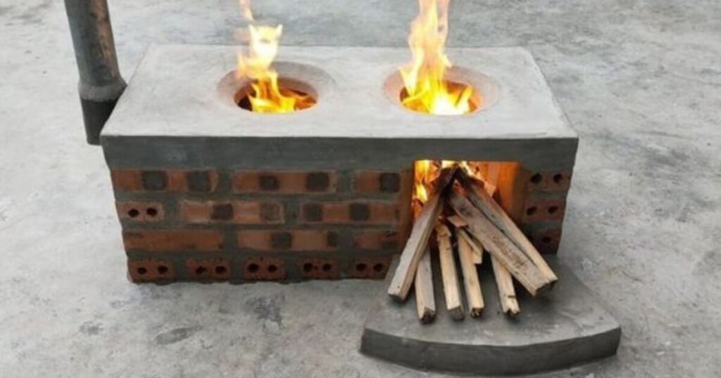 thiết kế bếp củi không khói