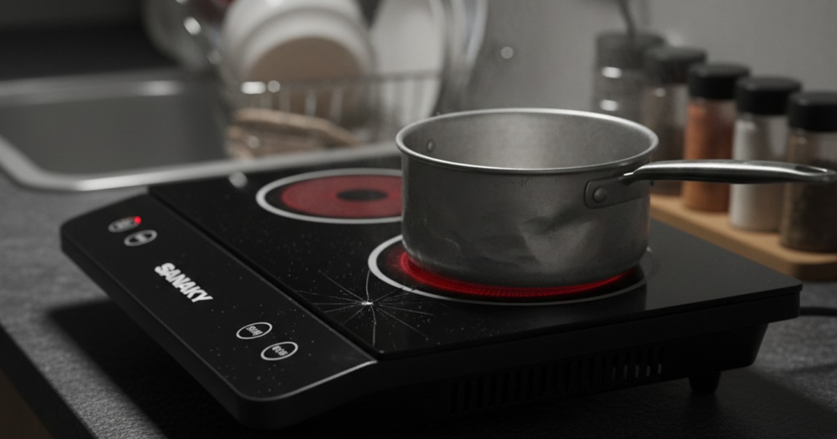 Nhược điểm cần cân nhắc khi mua bếp hồng ngoại Sanaky