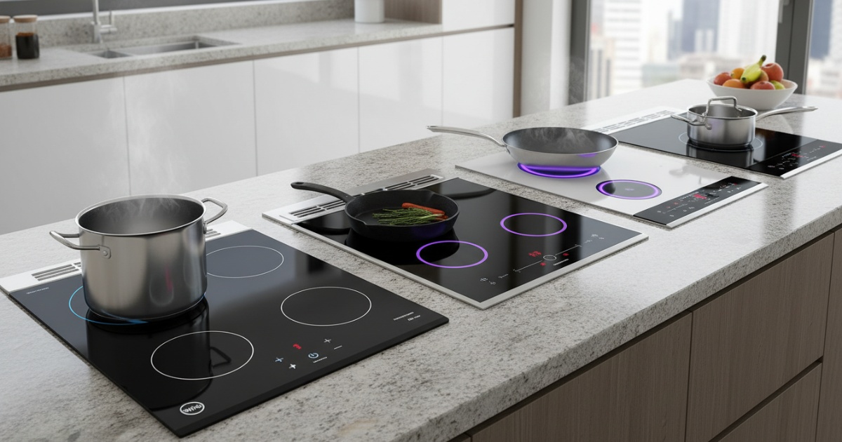 So sánh bếp từ Whirlpool với các thương hiệu khác trên thị trường
