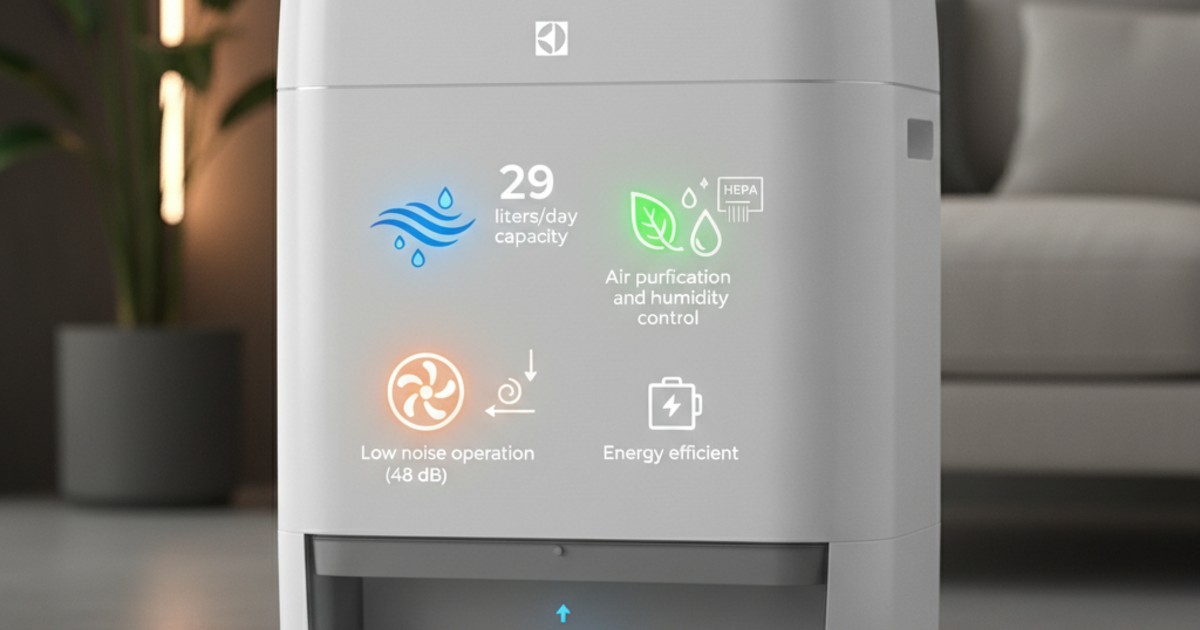 Thông số kỹ thuật nổi bật của Electrolux ETD29KC