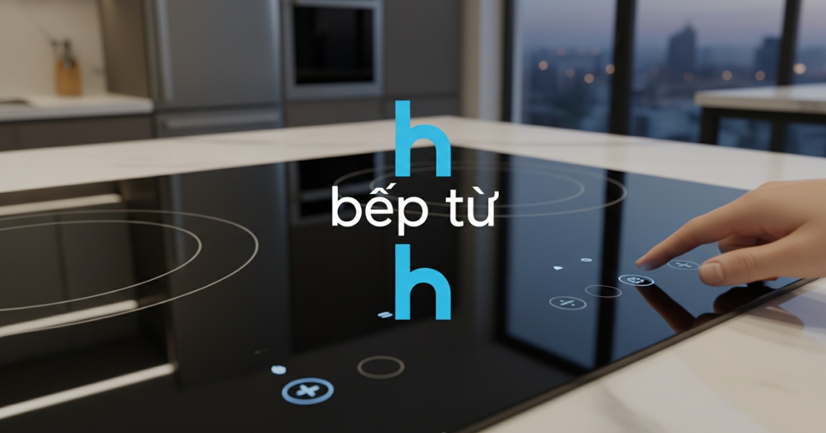 bếp từ hiện chữ h