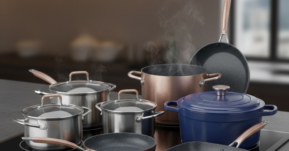 Các loại nồi chảo phù hợp với bếp từ Canzy