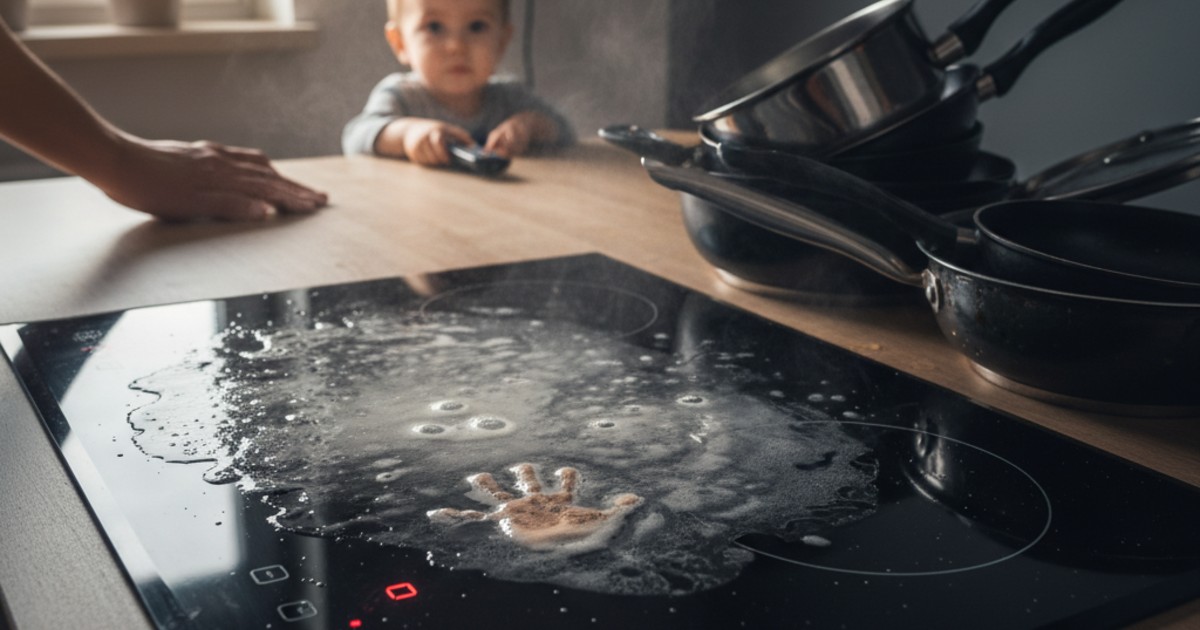 Nguyên nhân phổ biến khiến bếp từ bị khoá