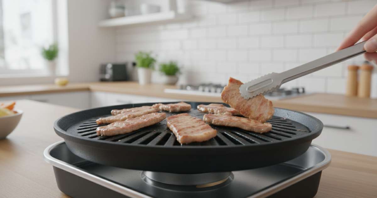 Mẹo nướng thịt bằng bếp điện không gây khói