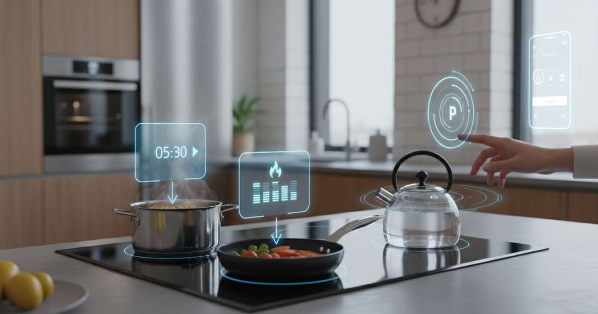Cách sử dụng các tính năng thông minh trên bếp từ Bosch