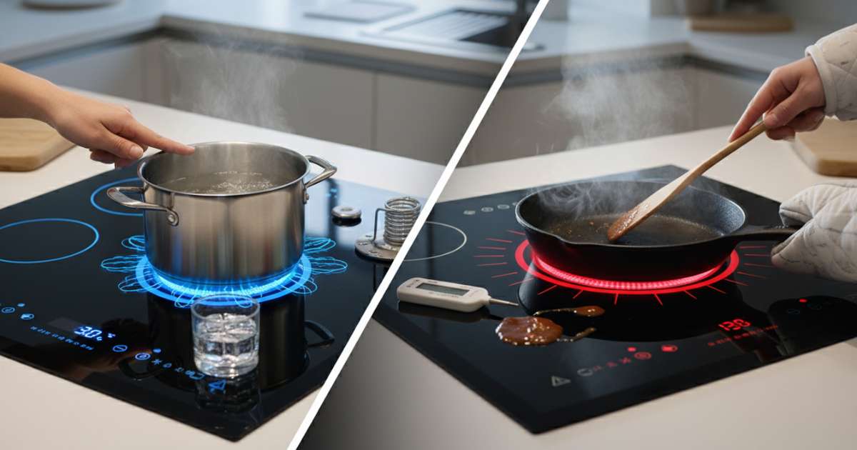 Những điểm khác biệt quan trọng khi so sánh bếp từ và bếp điện
