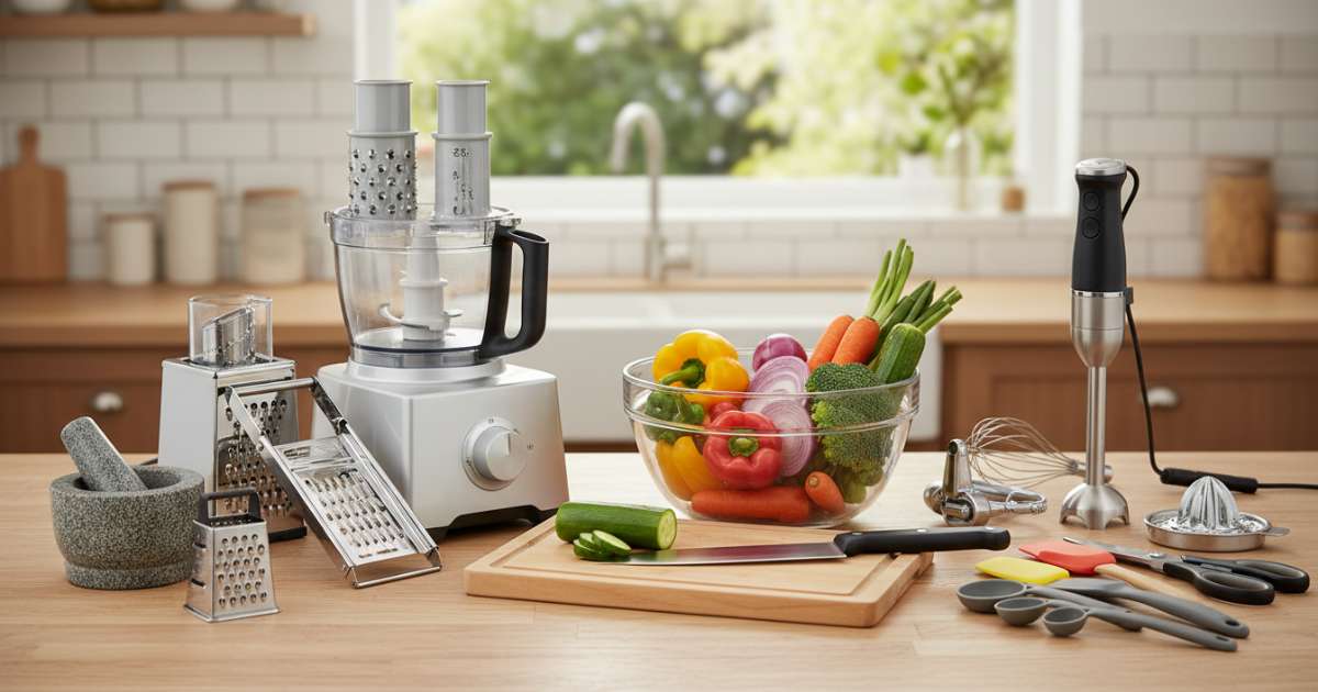 Các loại đồ dùng nhà bếp hỗ trợ sơ chế thực phẩm
