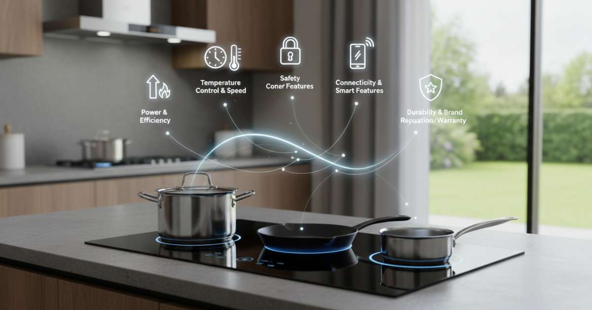 Các tiêu chí quan trọng khi chọn mua bếp từ bosch 3 vùng nấu