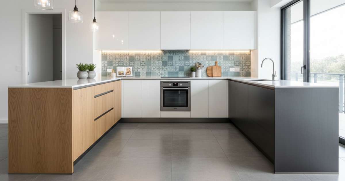 Các chất liệu phổ biến dùng để làm tủ bếp chữ i