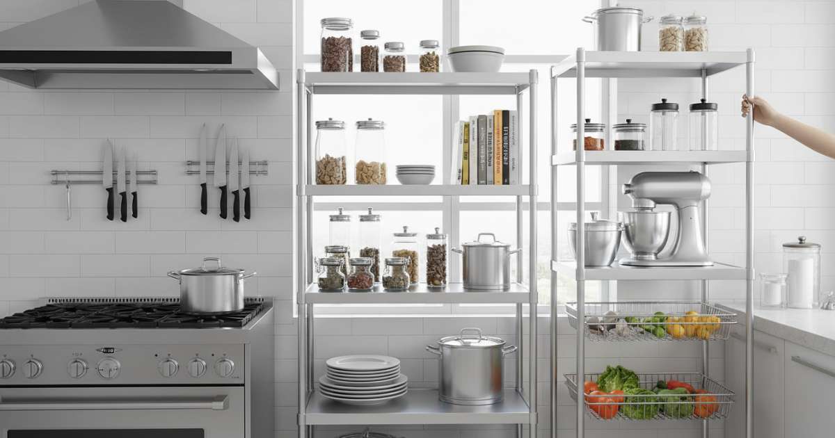 Cách lựa chọn kệ inox nhà bếp chất lượng và phù hợp