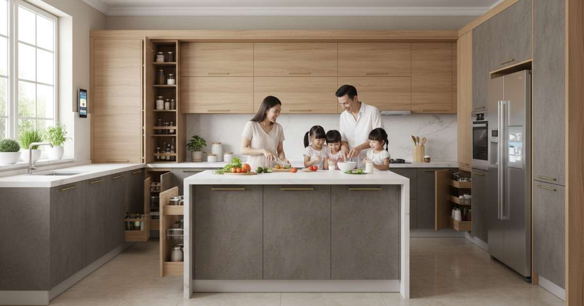 Lợi ích khi lắp đặt tủ bếp An Cường cho gia đình