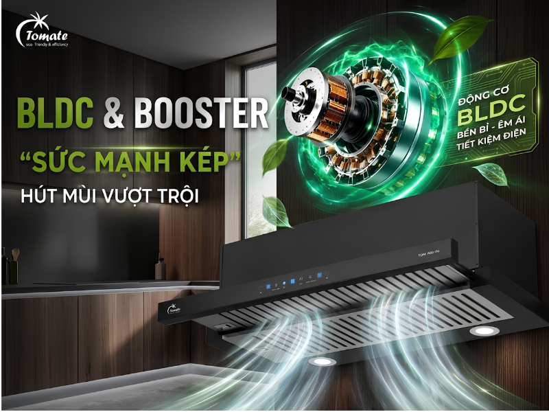Động cơ không chổi than (BLDC) & Booster