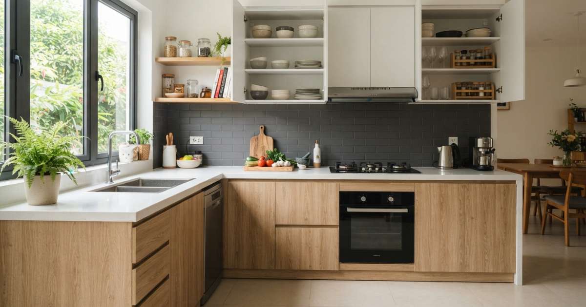 Đặc điểm của tủ bếp mdf phủ melamine phổ biến nhất