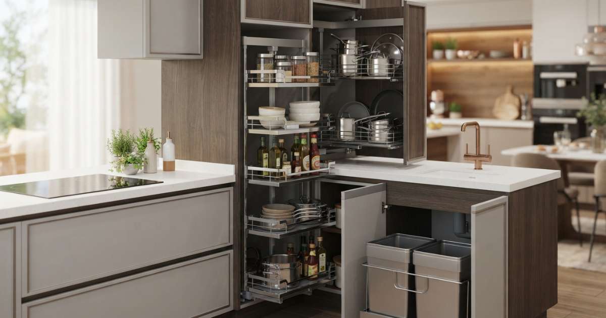 Các dòng sản phẩm phụ kiện tủ bếp garis phổ biến nhất hiện nay
