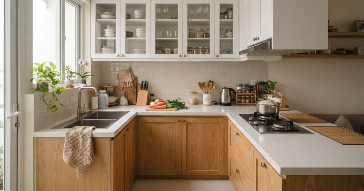 Các kiểu dáng tủ bếp nhỏ phổ biến nhất
