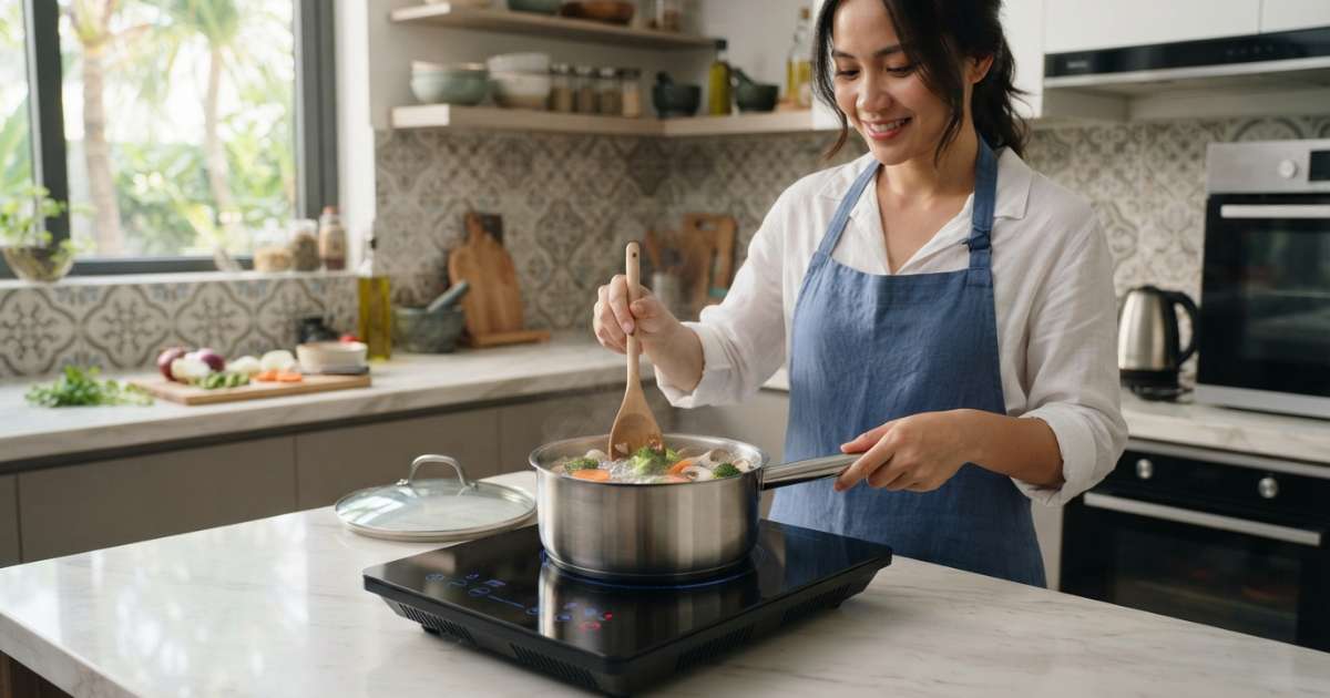 Các tính năng nổi bật của dòng bếp từ đơn điện máy xanh
