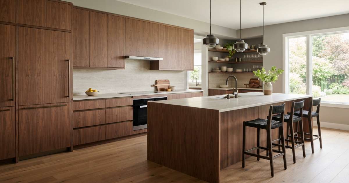 Gợi ý 20 mẫu tủ bếp gỗ hiện đại đẹp sang trọng và tiện nghi