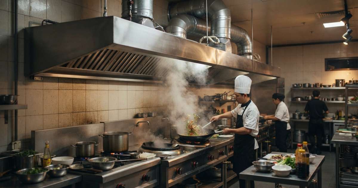 Lợi ích của việc lắp đặt hệ thống hút khói trong không gian bếp