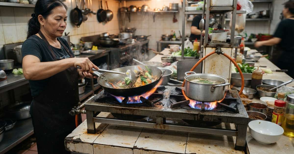 Lợi ích khi sử dụng bếp ga nhà hàng cho việc kinh doanh
