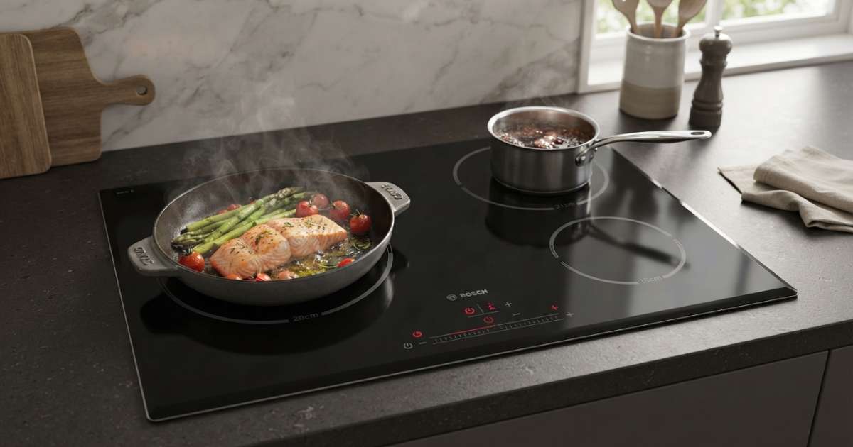 Lợi ích khi sử dụng bếp từ bosch 3 vùng nấu serie 8