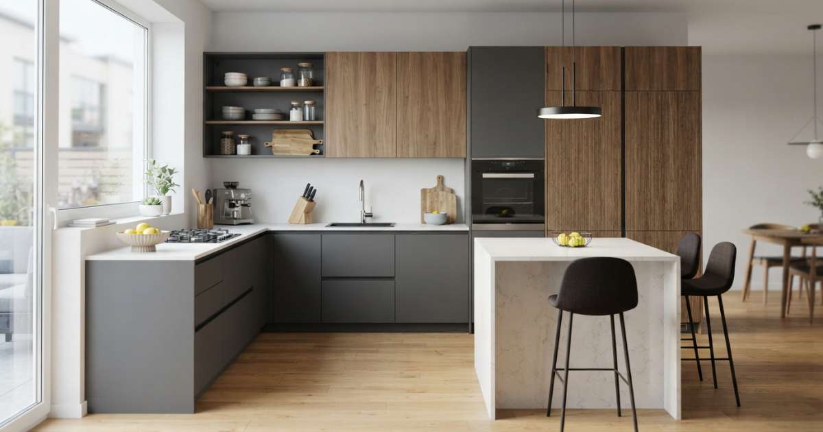 Những đặc điểm nổi bật của tủ bếp domino
