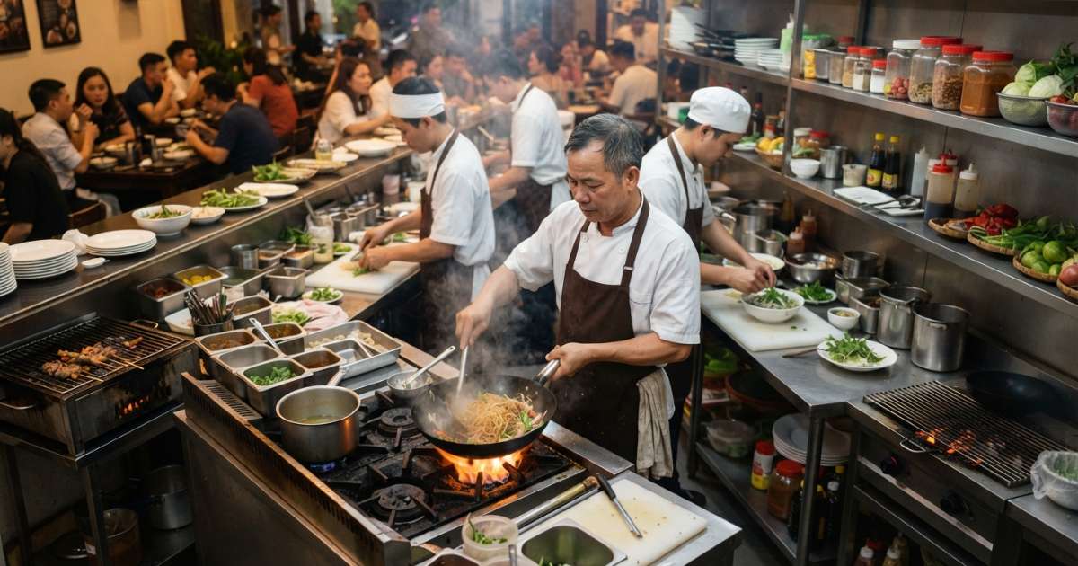 Những ưu điểm vượt trội khi xây dựng bếp không gian mở