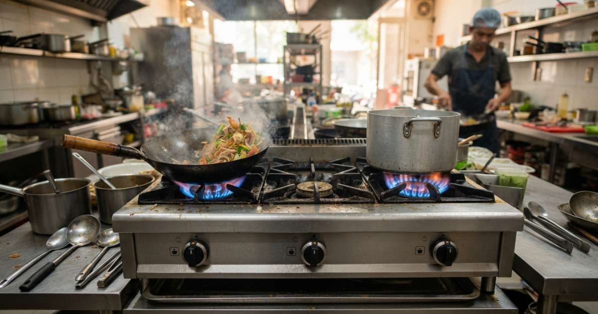 Tiêu chí lựa chọn bếp ga nhà hàng chất lượng và phù hợp