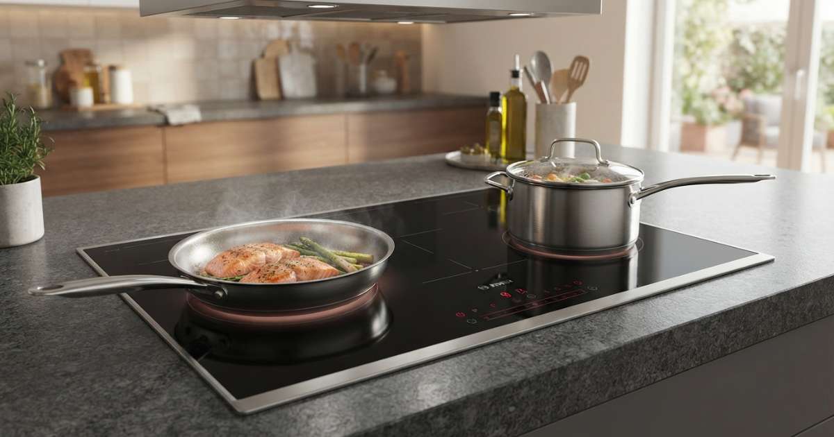 Tính năng an toàn vượt trội của bếp từ Bosch Serie 8