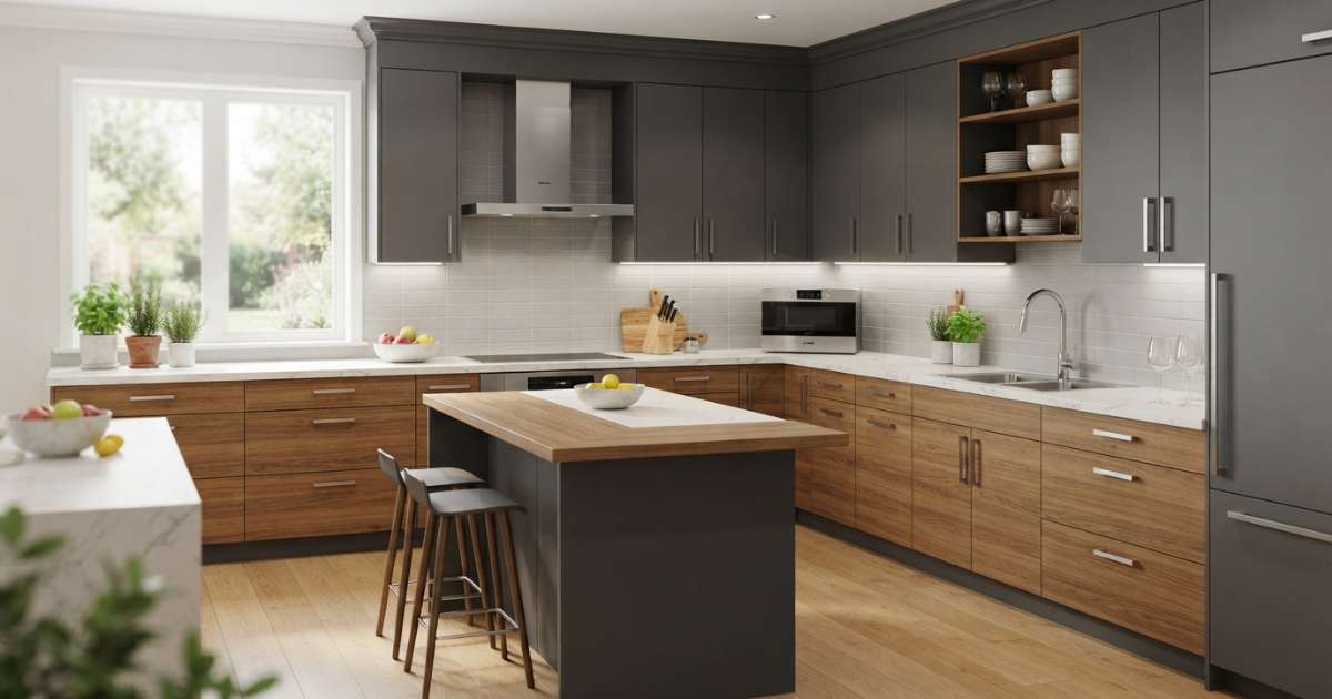 Ưu điểm vượt trội của tủ bếp gỗ công nghiệp mdf