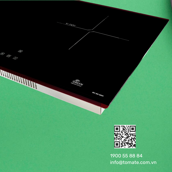Góc phải bếp điện từ GH 8G-02IH