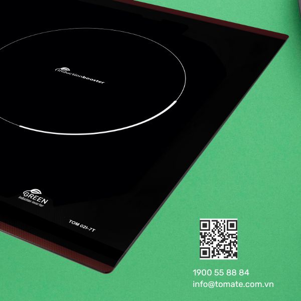 Góc phải bếp từ TOMATE TOM 02I-7T