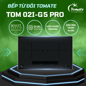 Bếp Từ Đôi Âm Tomate TOM 02I-G5 Pro 4000W