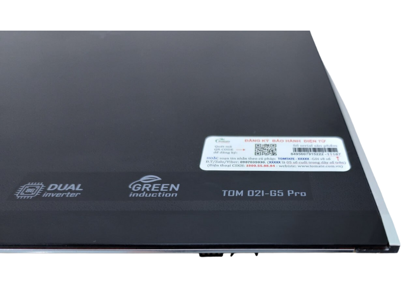 Bếp Từ Đôi Âm Tomate TOM 02I-G5 Pro 4000W - Ảnh 2